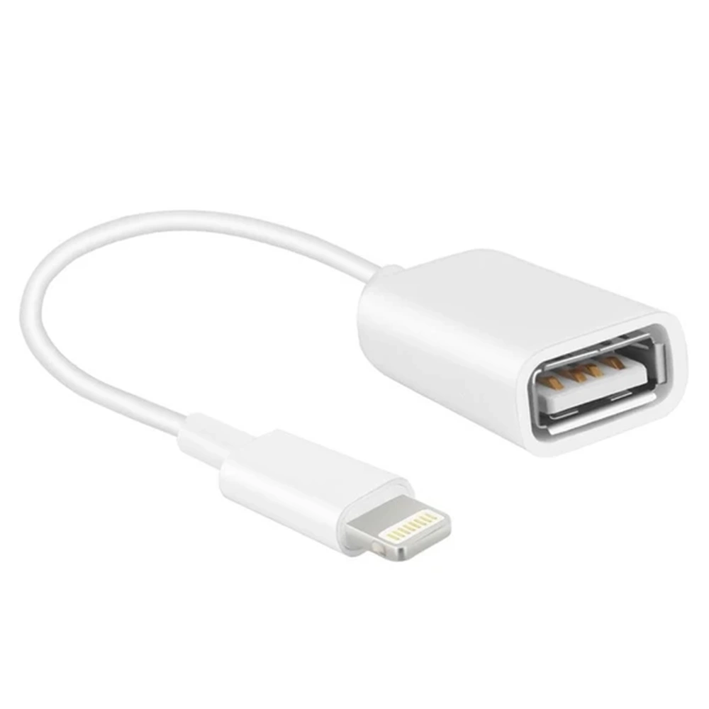 NBTech NB-JH-0514 iphone Usb 2.0 Beyaz Otg Kablo, İphone USb Çevirici, Lightning USB Dönüştürücü, İphone USB OTG kalbo