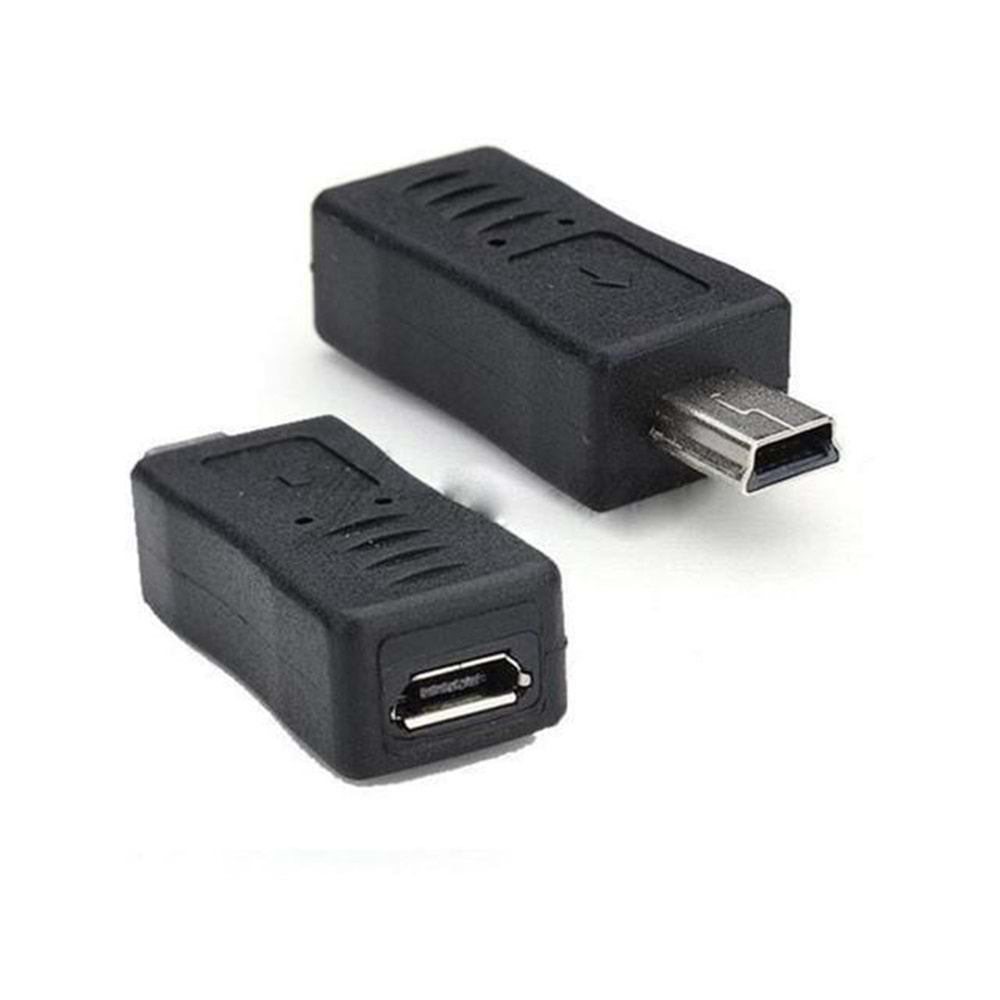 NBTech Micro USB Female to Mini USB 5-pin Male Adapter (1 Adet)