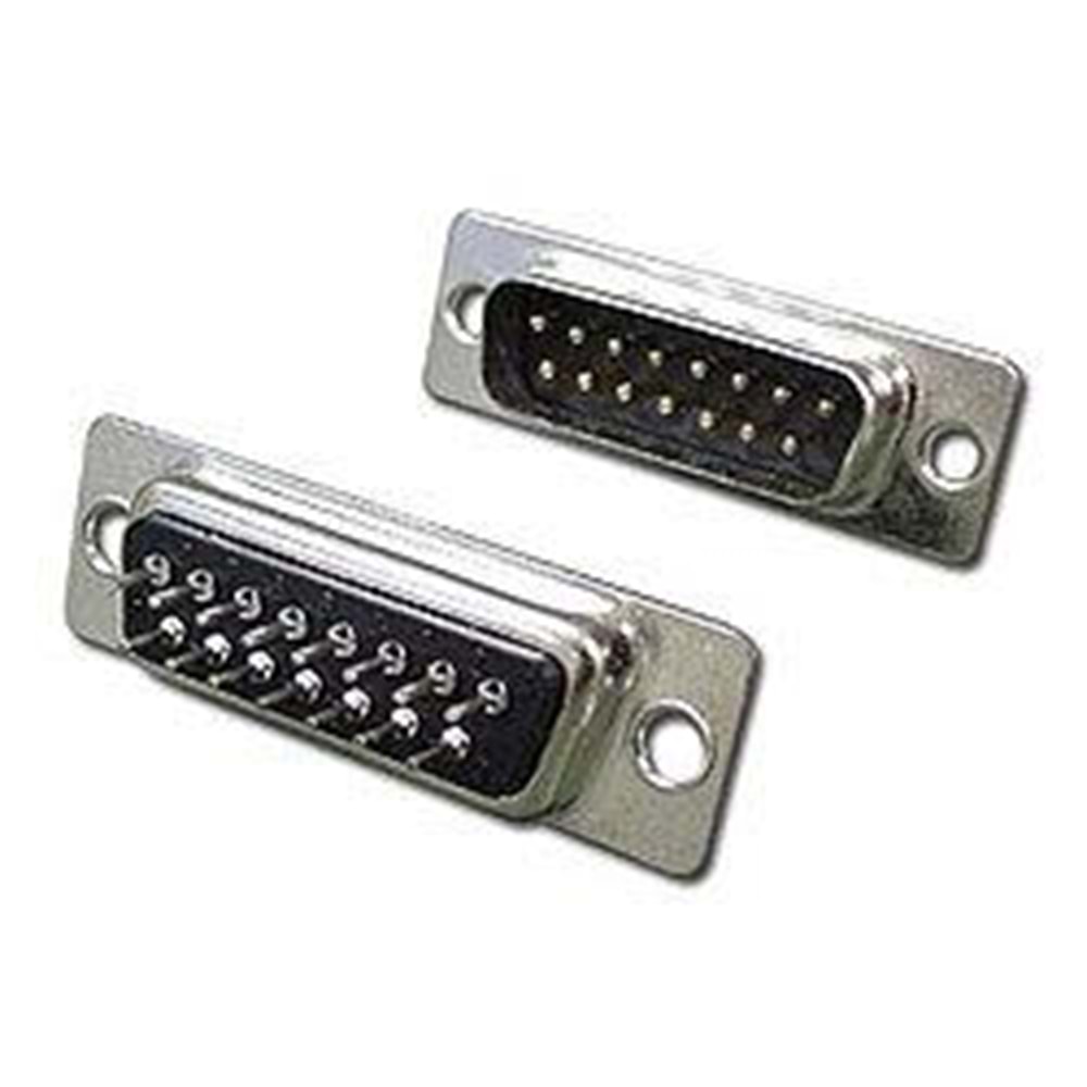 NBTech 15 Pin Erkek Lehimlenebilir Konnektör (1 Adet)