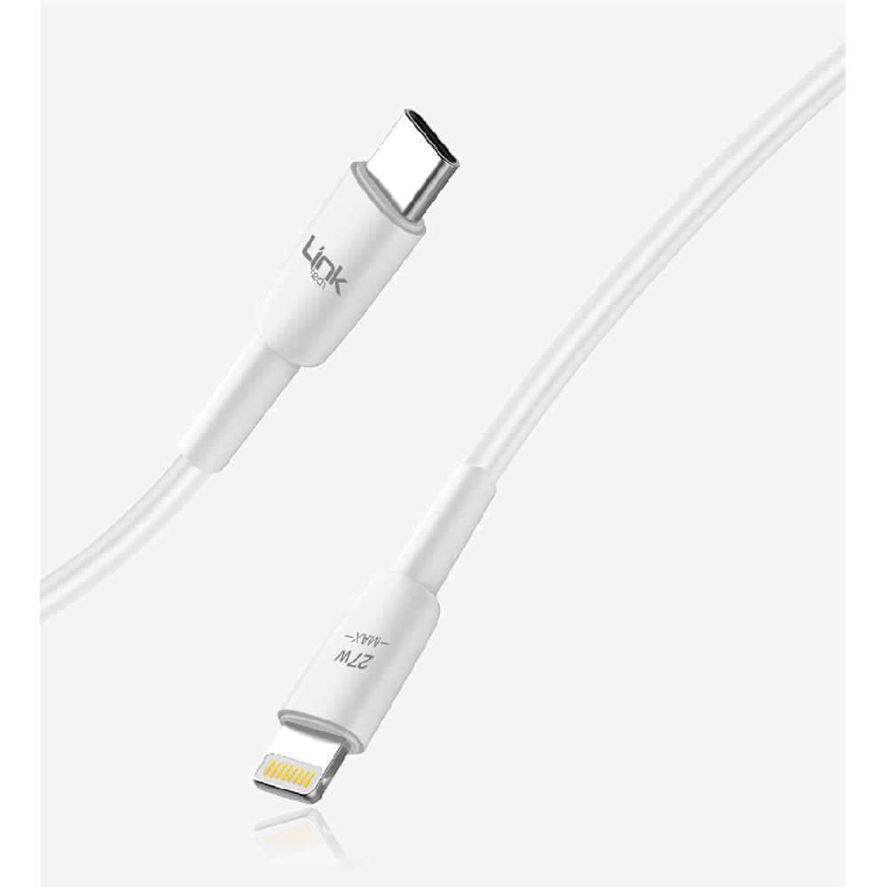 LinkTech K603 Safe Fast 1m 20W Type-C Lightning PD Şarj Kablosu