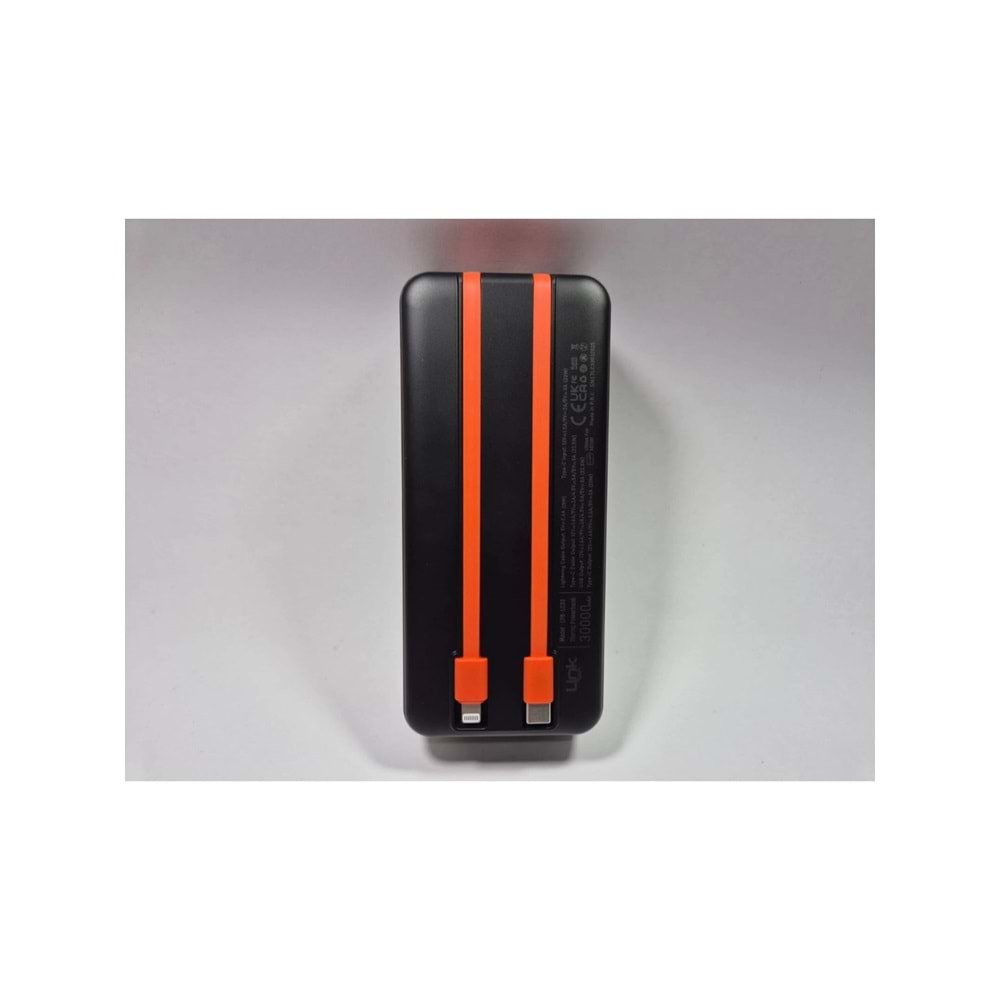 Linktech LC33 Strong 30000 mAh 22.5W Dijital Göstergeli Powerbank
