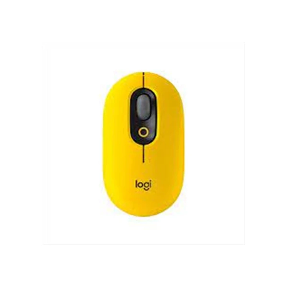 Logitech POP Mouse Sarı | Bluetooth + Kablosuz Sessiz Mouse (Replika)