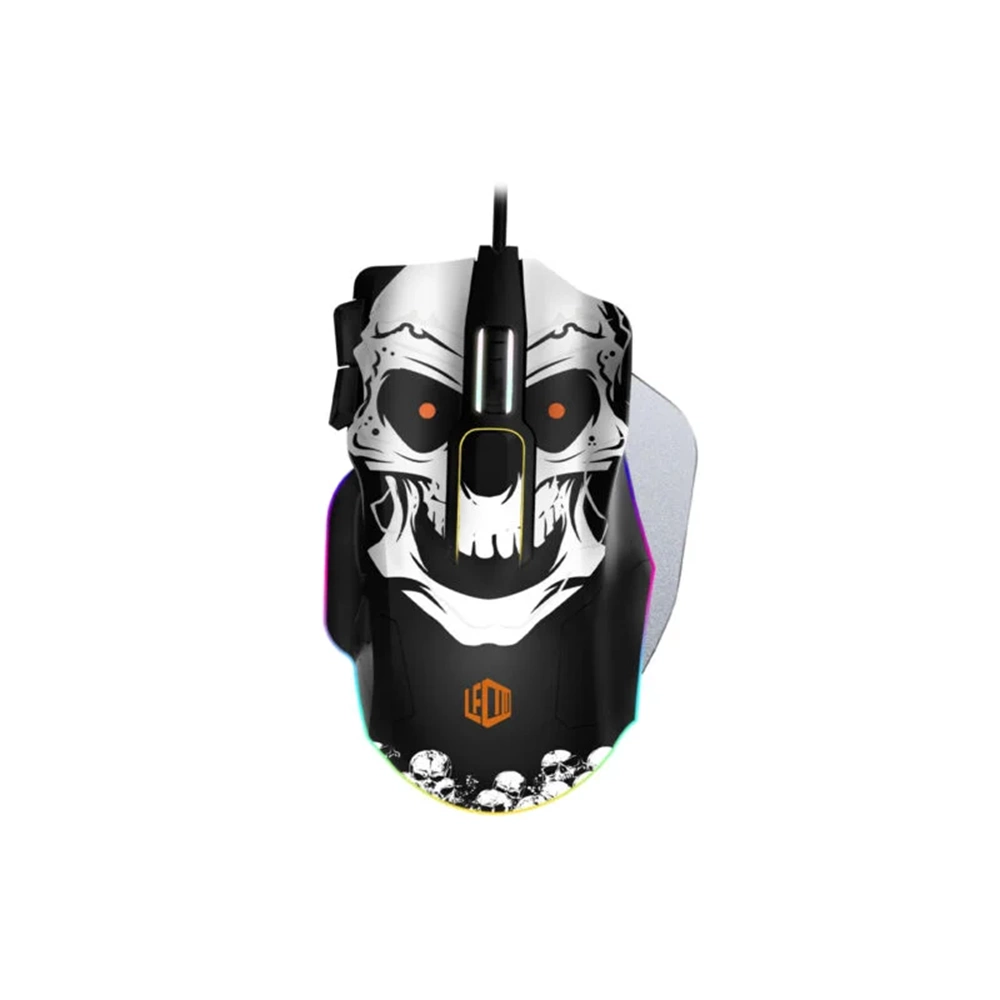 Lecoo MG1102 RGB Gaming Mouse 8200 DPI 10 Makro Tuşlu Oyuncu Mouse + Mousepad