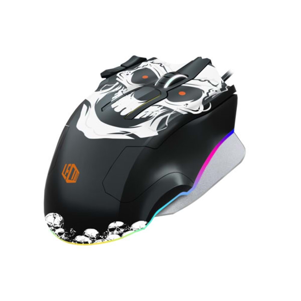 Lecoo MG1102 RGB Gaming Mouse 8200 DPI 10 Makro Tuşlu Oyuncu Mouse + Mousepad