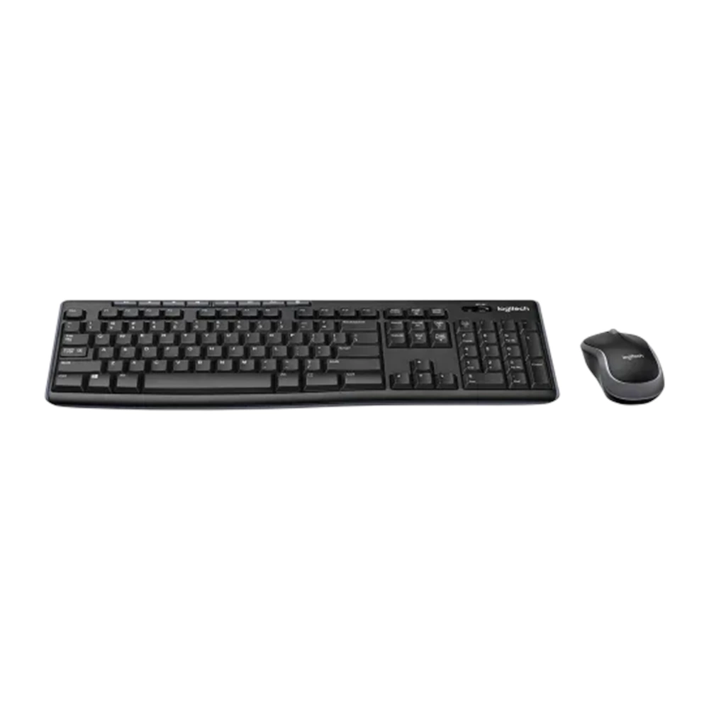 Logitech MK270 Kablosuz USB Alıcılı Türkçe Q Klavye Mouse Seti, Siyah 920-004525