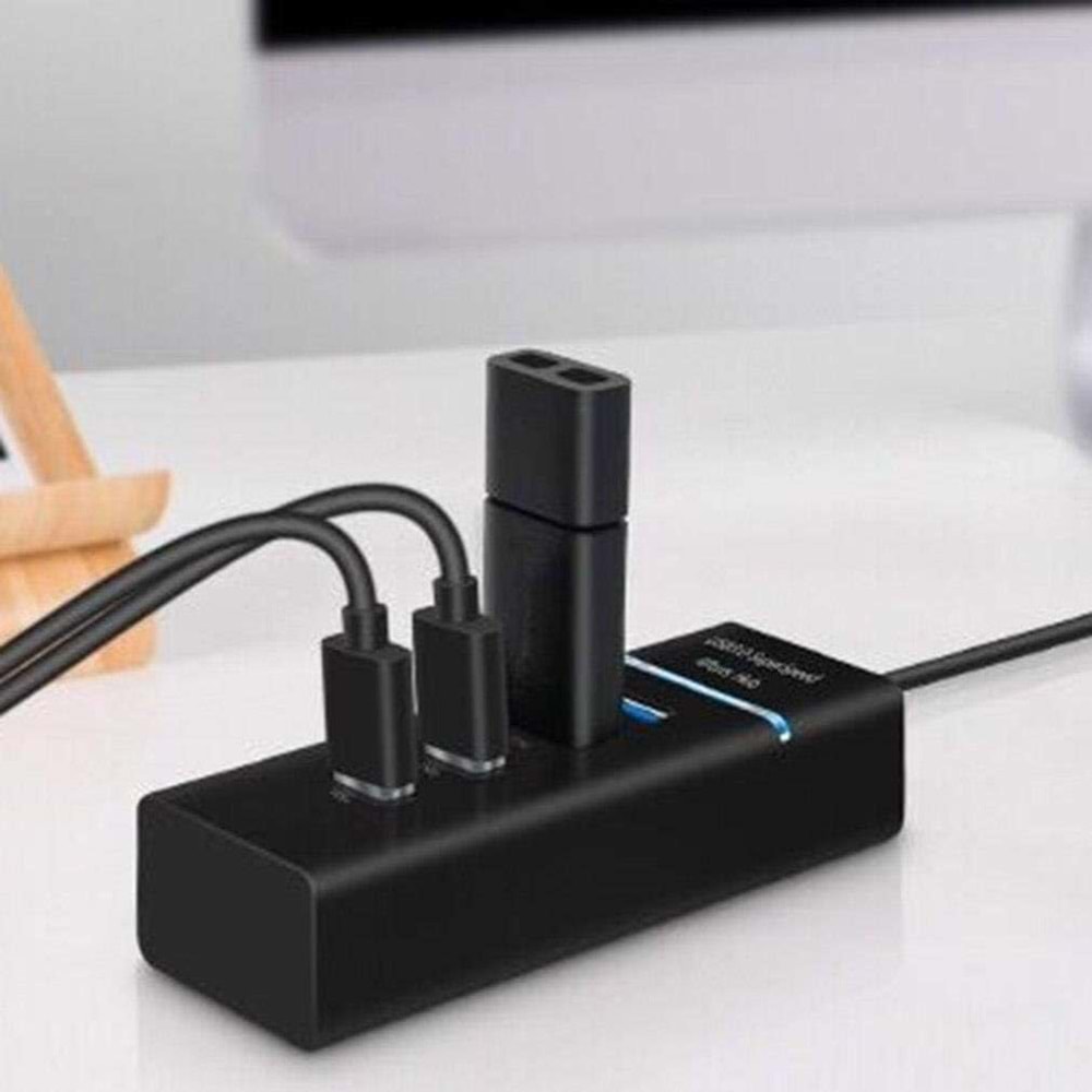 NBTech NB-4360 4 Port USB 3.0 Hub Switch Çoklayıcı ve Adaptör