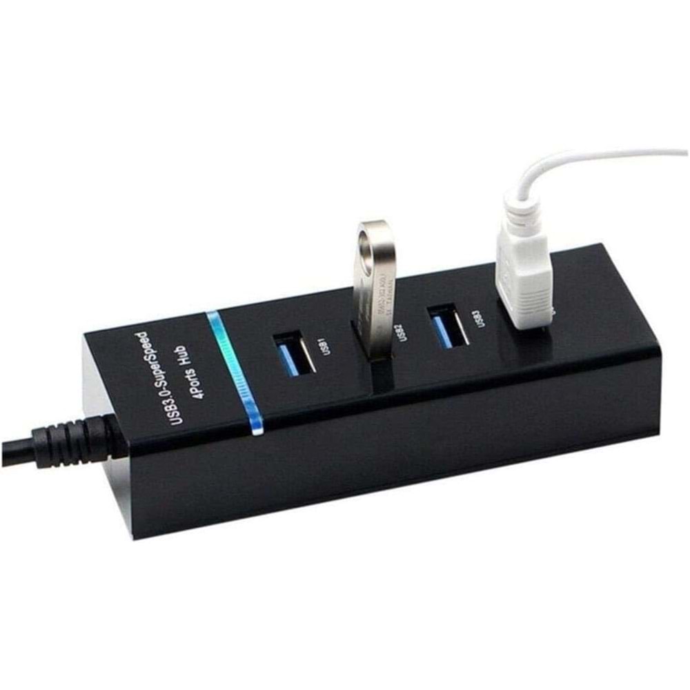 NBTech NB-4360 4 Port USB 3.0 Hub Switch Çoklayıcı ve Adaptör