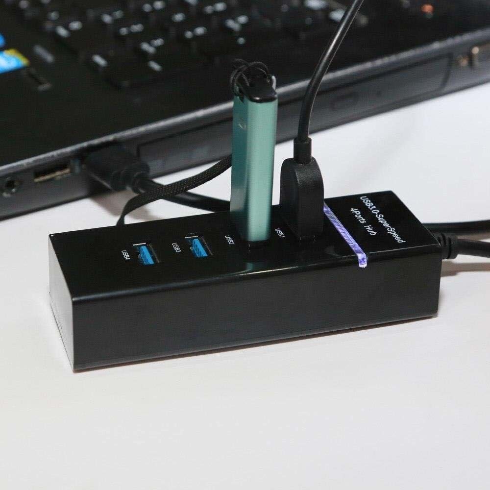 NBTech NB-4360 4 Port USB 3.0 Hub Switch Çoklayıcı ve Adaptör