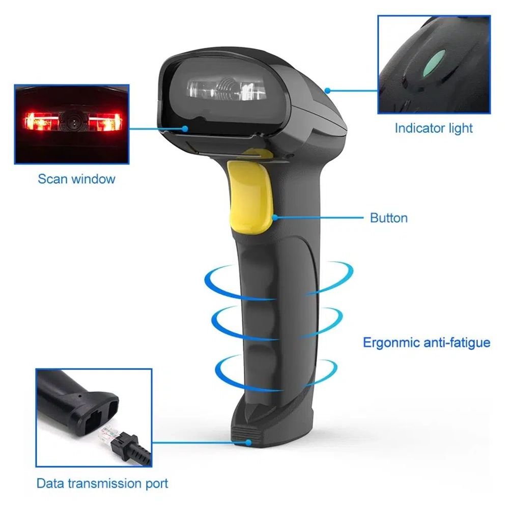 NBTech NB-7050 Kablolu 1D Lazer Barkod Okuyucu Dayanıklı Seri Tarayıcı