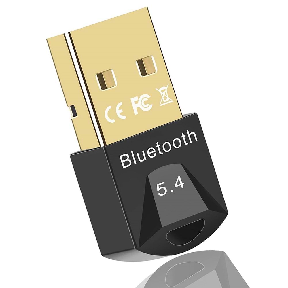 NBTech NB-BL054 USB Bluetooth 5.4 Adaptör EDR + BLE Destekli Yüksek Hızlı Kablosuz Dongle