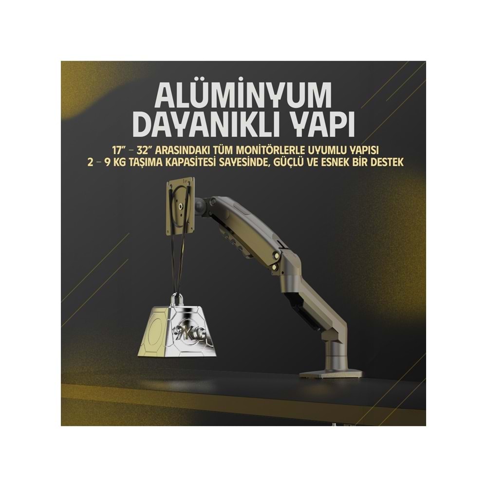 NB North Bayou NB-F80 1 Adet Monitör Takılabilen 17