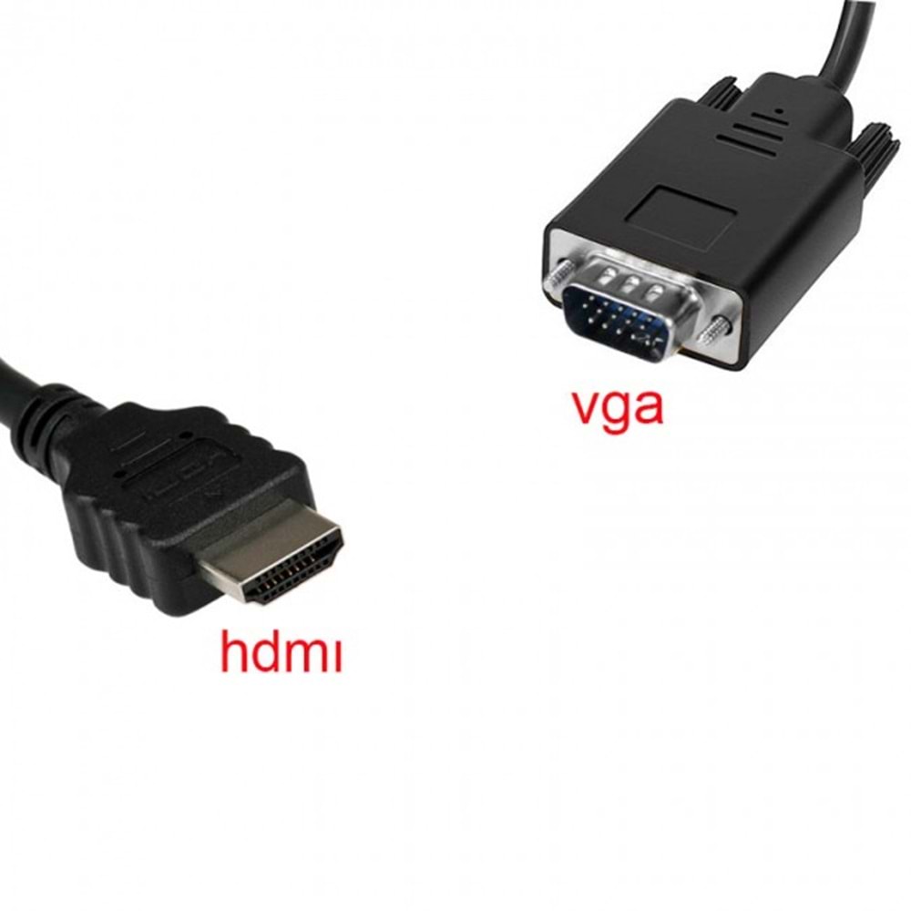 NBTech NB-HVS40 HDMI to VGA 1.8m Sessiz Çevirici Kablo