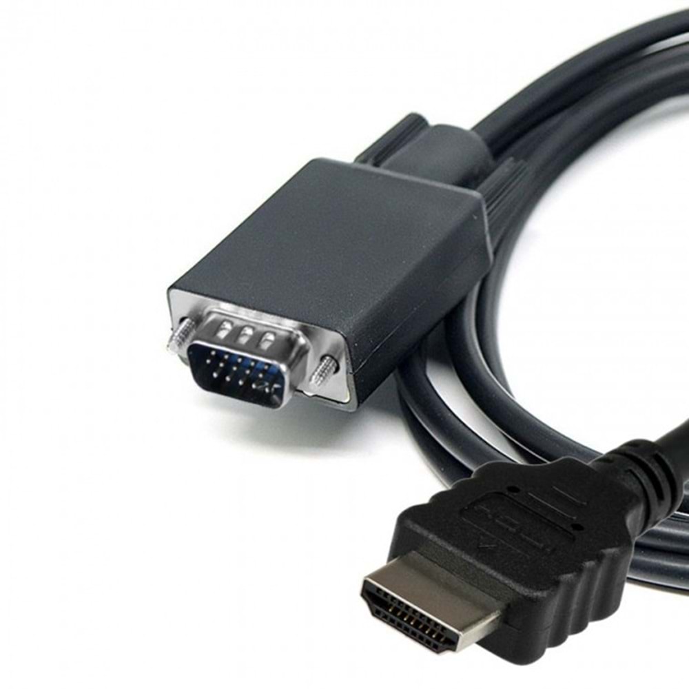 NBTech NB-HVS40 HDMI to VGA 1.8m Sessiz Çevirici Kablo