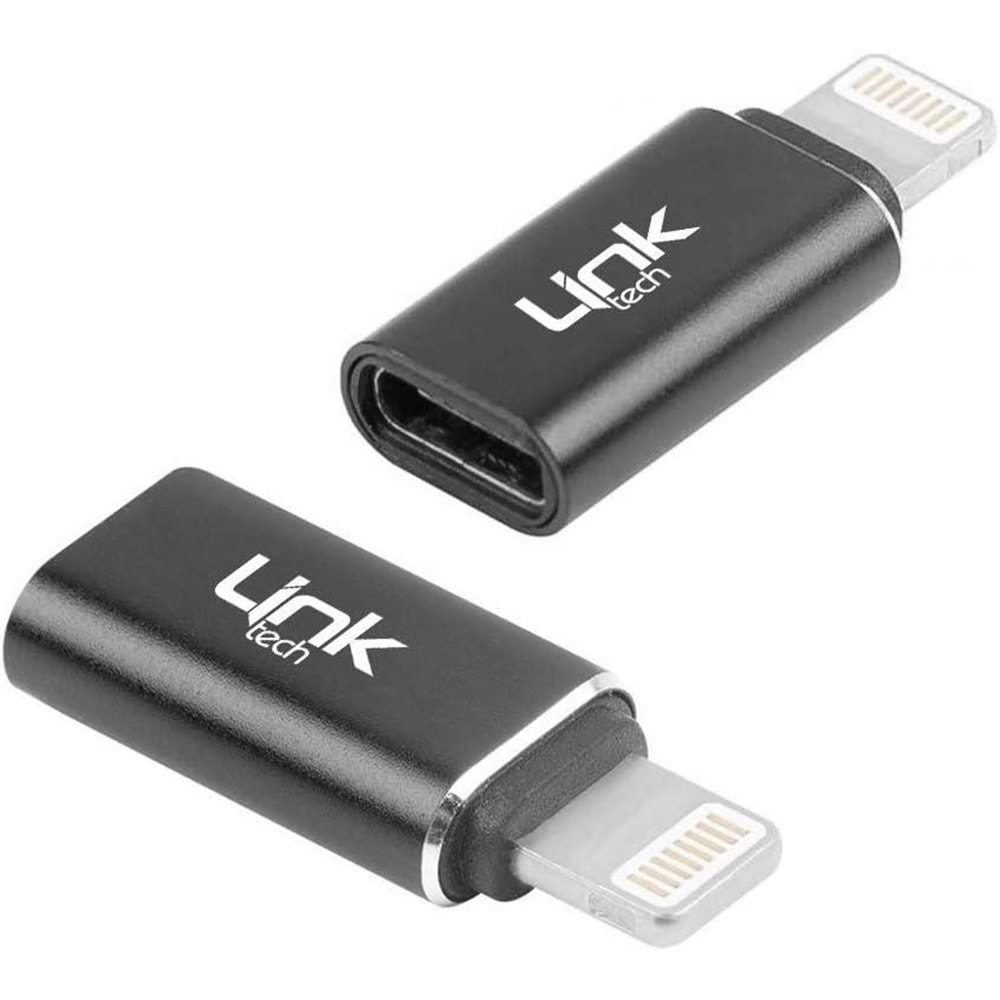 LinkTech O190 Type-C to Lightning Dönüştürücü Siyah
