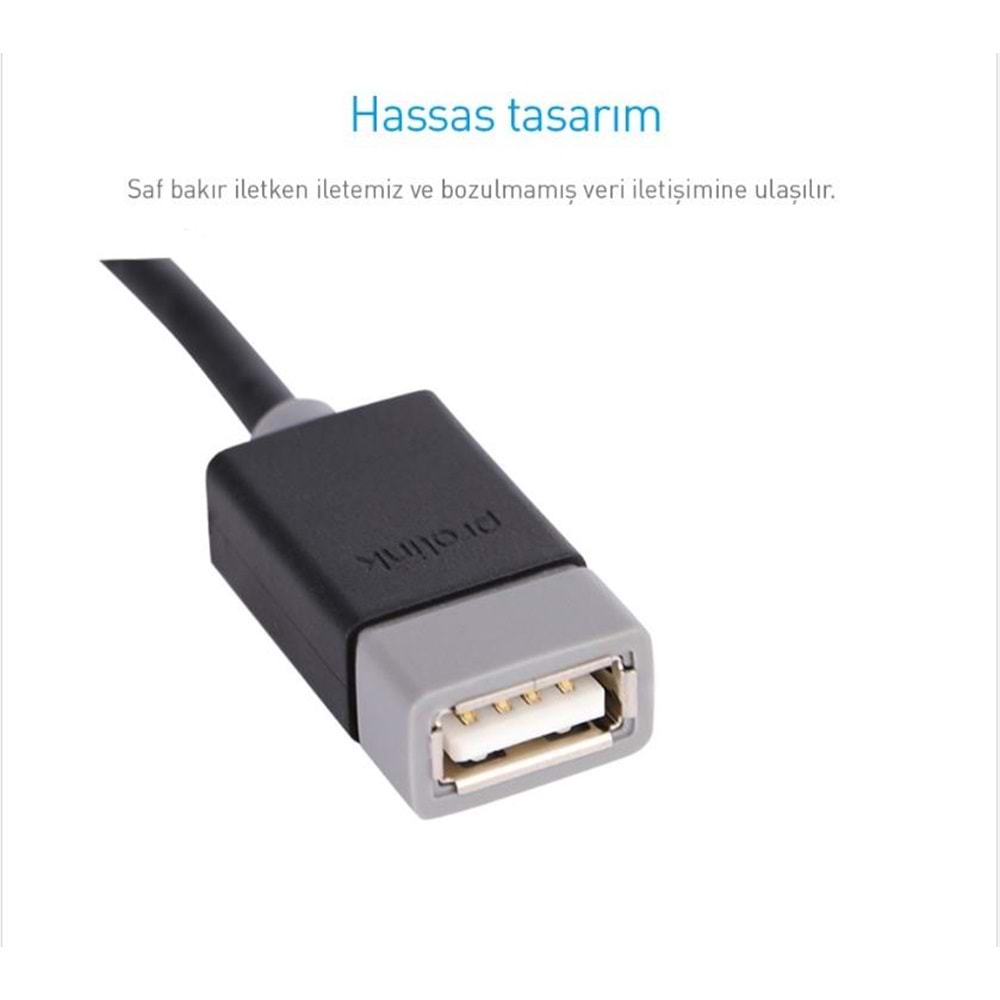 NBTech Prolink PB467-0100 1 Metre USB Uzatma Kablo, Kısa Usb Uzatma Kablo