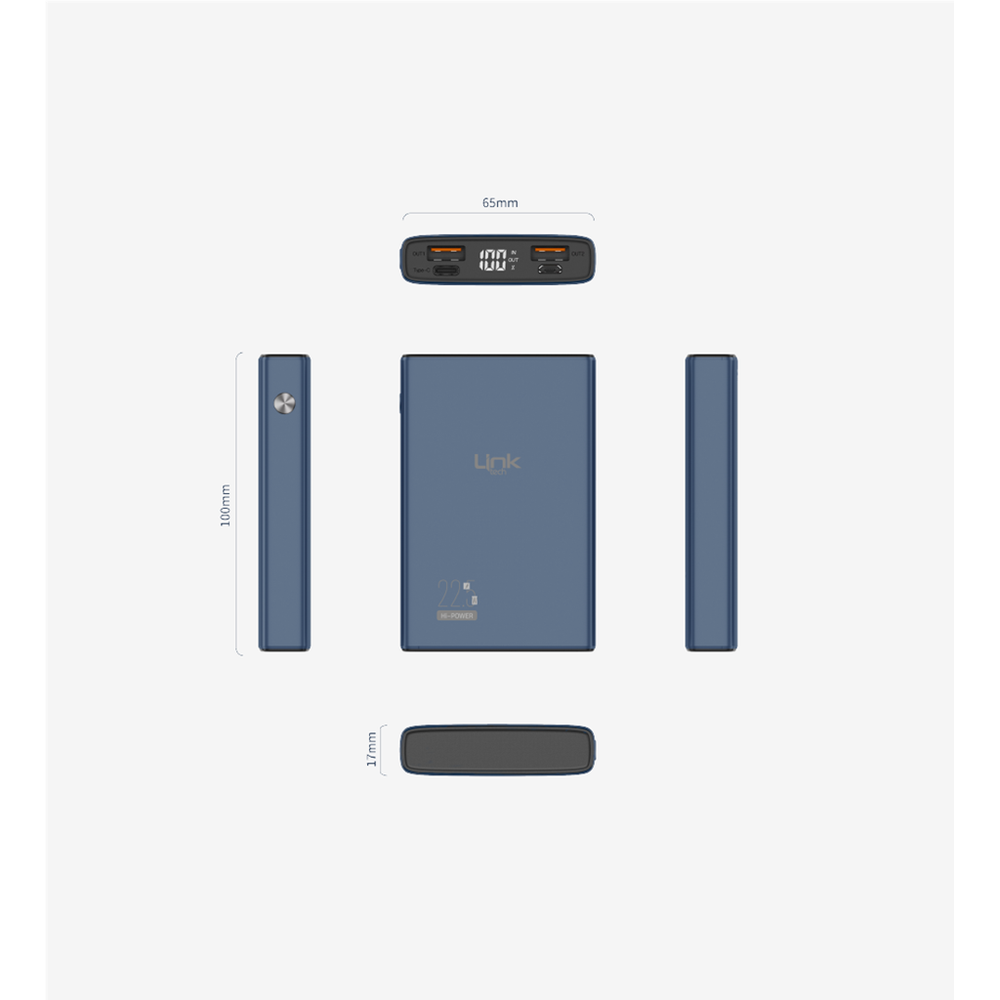 LinkTech PD11 Premium PD 22.5W 10.000 mAh Powerbank