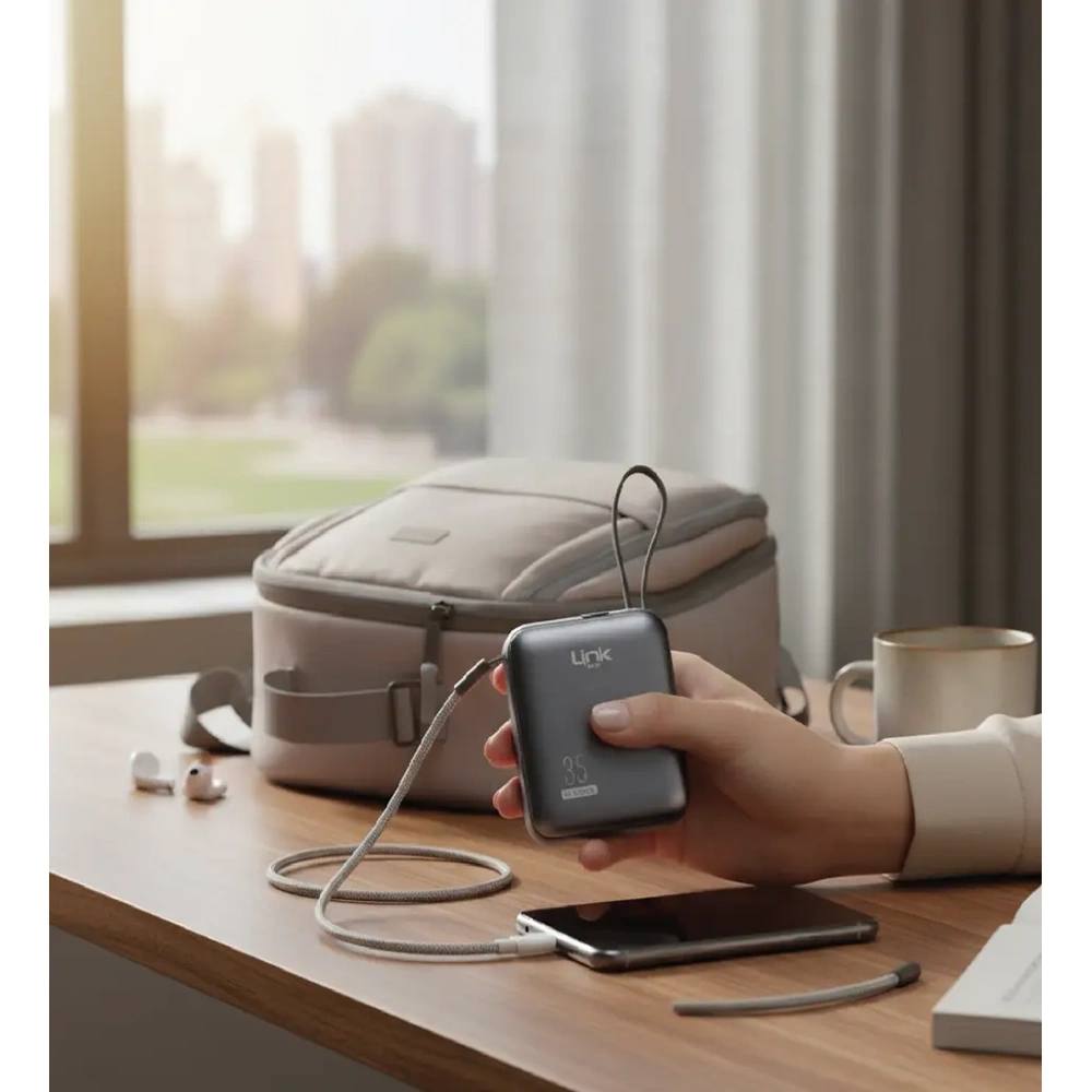 LinkTech PD35 Süper Hızlı Şarj 35W Turbo Destekli 10.000 mAh Powerbank, Turbo Şarj Powerbank