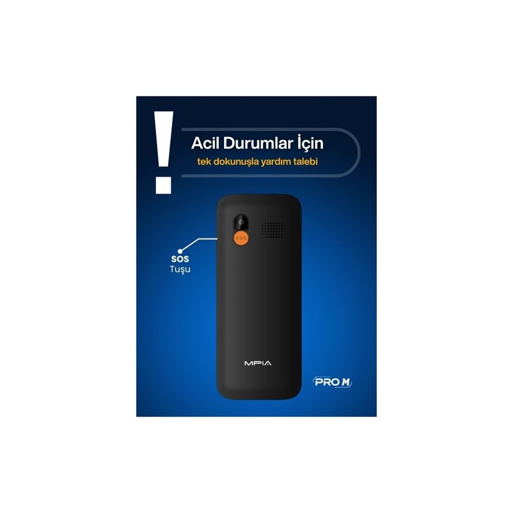 MPIA ProF Tuşlu Telefon, TR Kayıtlı Cep Telefonu