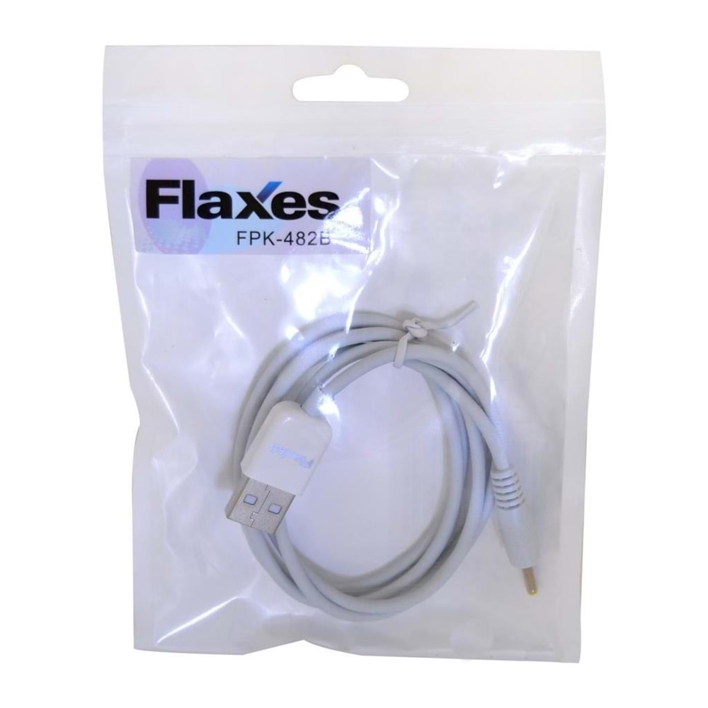 Flaxes FPK-482B USB to 2,5mm İğne Uçlu Tablet Şarj Kablosu