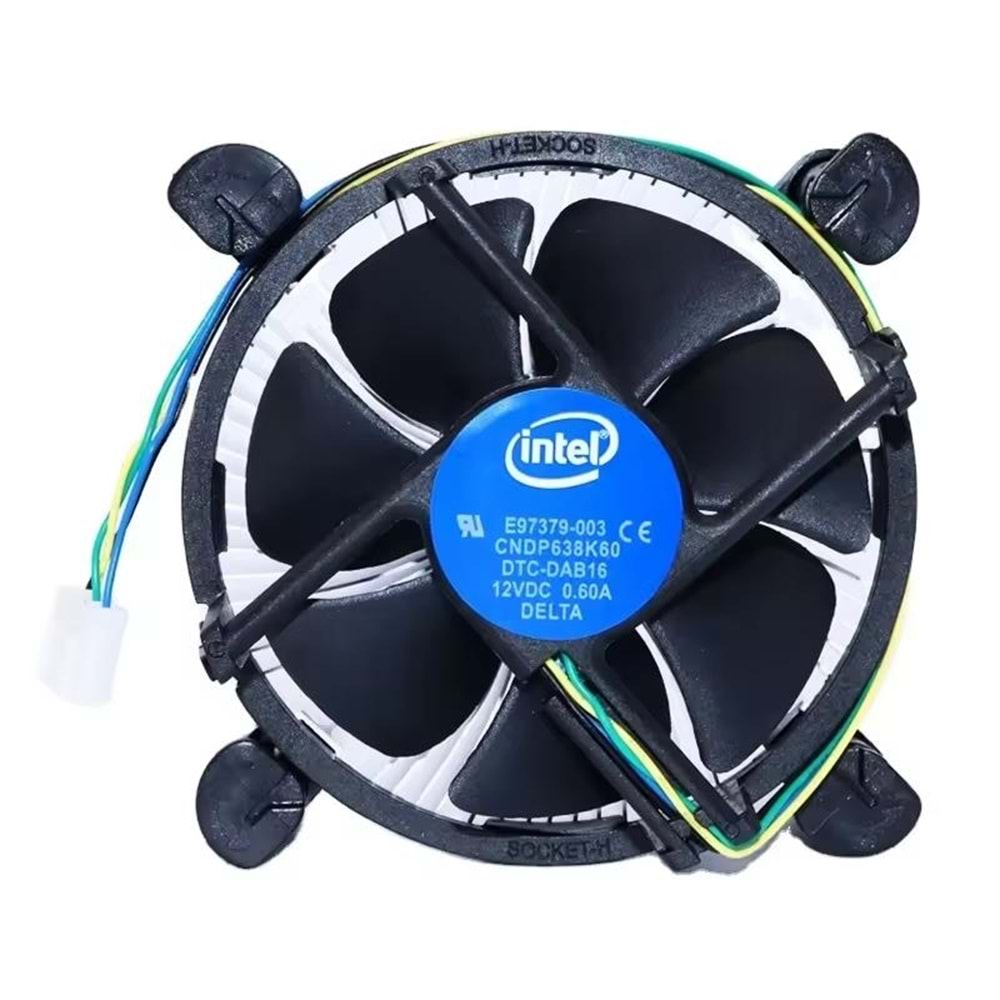NBTech NB-1150P İntel İşlemci Fanı, İntel i3-i5-i7 işlemci uyumlu fan, LGA775-1156-1155-1150-1151-1200 Pin İşlemci Fanı, E97379-003 Cpu Fan