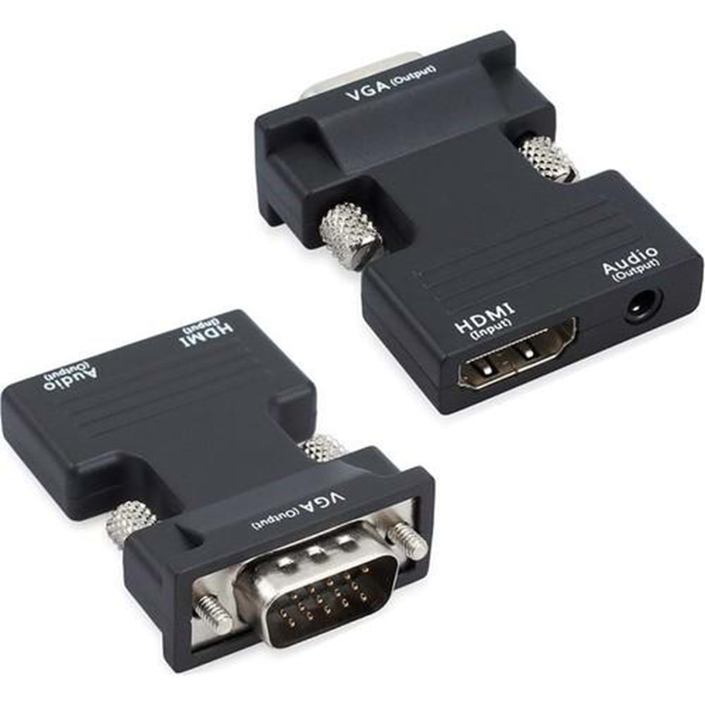 NBTech NB-1245S HDMI to VGA Ses Destekli Dönüştürücü Adaptör