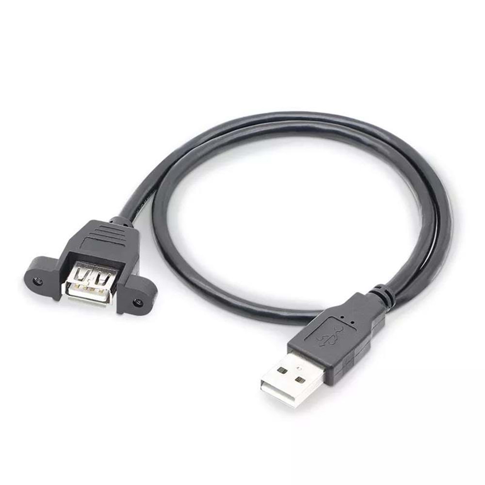 NBTech NB-1295 1.5 Metre USB Uzatma kablo, USB2.0 Erkek Dişi Kablo, Sabitlenebilir USB Uzatma Kablosu