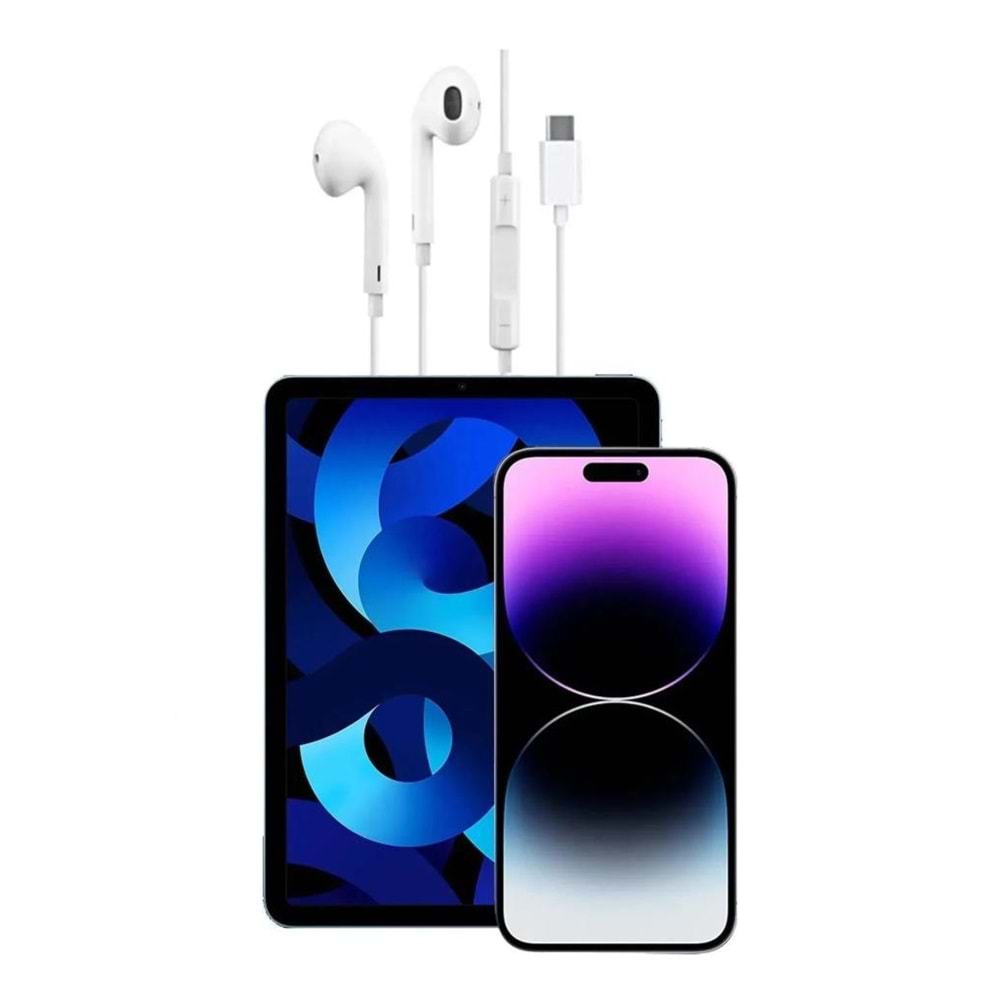 NBTech NB-15 Pro Type C Kulaklık, Apple Kulakiçi Kulaklık, İphone 15 Type C Replika Kulaklık
