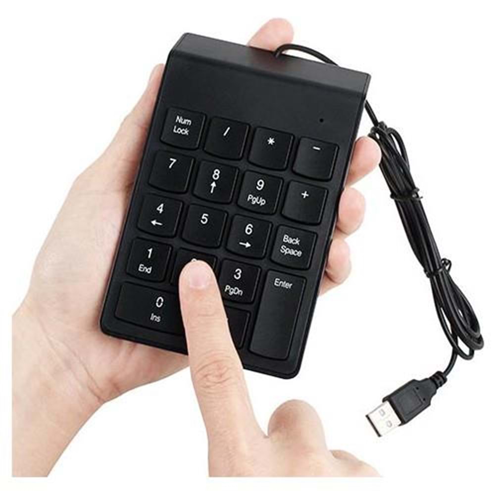 NBTech NB-1864 Usb 2.0 Siyah Numerik Klavye Keypad Kablolu