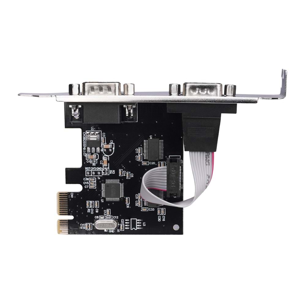 NBTech NB-3240 PCI Express X1 to Rs232 2 Port Kart, Pcı Ex Seri Kart, PCI Com Kart