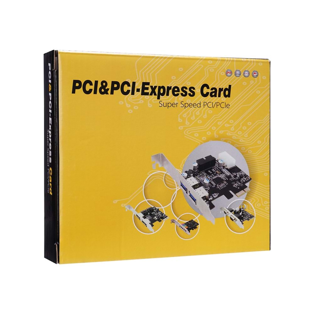 NBTech NB-3240 PCI Express X1 to Rs232 2 Port Kart, Pcı Ex Seri Kart, PCI Com Kart