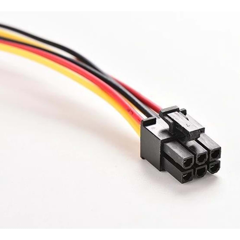 NBTech NB-4583 6 Pin 4 Pin Molex Power Pci-e Ekran Kartı Kablosu, 6 Pin ekran Kartı kablosu