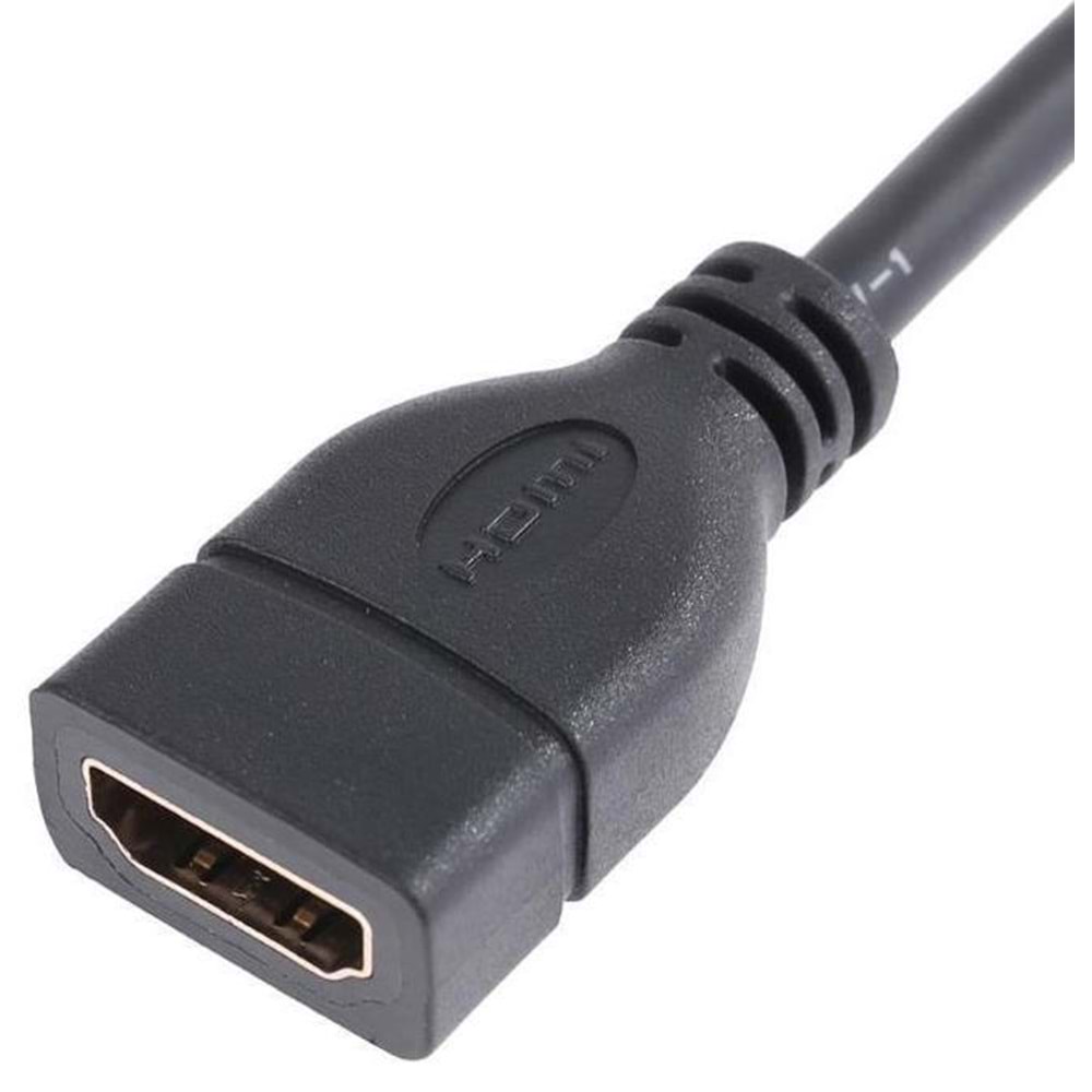 NBTech NB-4684 Hdmi Dişi Erkek Uzatma, 15cm 90 Derece HDMI Uzatma Kablosu HDMI Uzatma, L Tip HDMI Uzatma 15cm