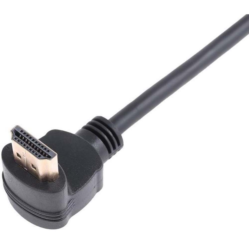 NBTech NB-4684 Hdmi Dişi Erkek Uzatma, 15cm 90 Derece HDMI Uzatma Kablosu HDMI Uzatma, L Tip HDMI Uzatma 15cm