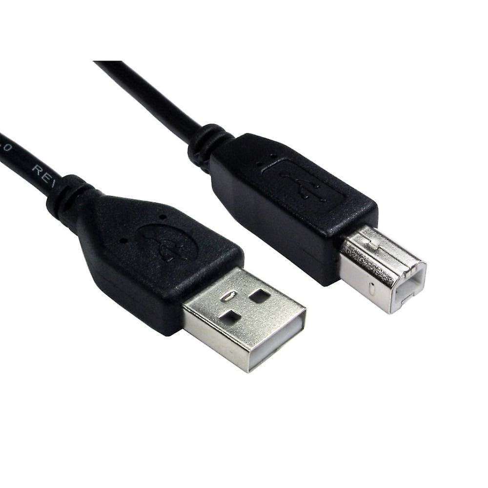 NBTech NB-50Y 0.9 Metre Siyah USB Yazıcı Kablosu