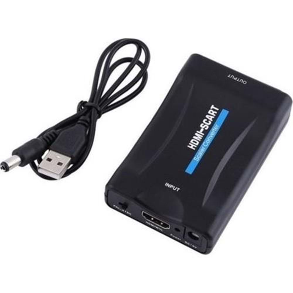 NBTech NB-5110 1080P Full HD Scart To HDMI Görüntü Çevirici AC Converter