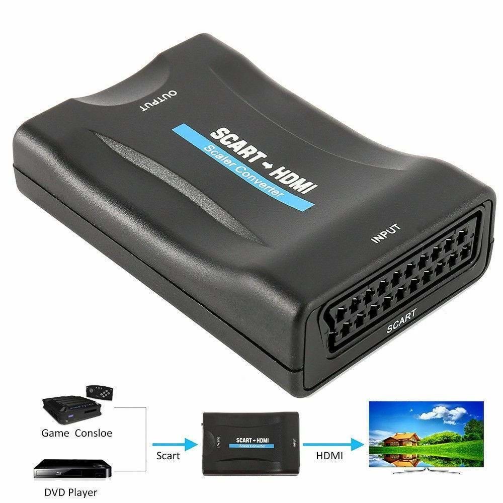 NBTech NB-5110 1080P Full HD Scart To HDMI Görüntü Çevirici AC Converter