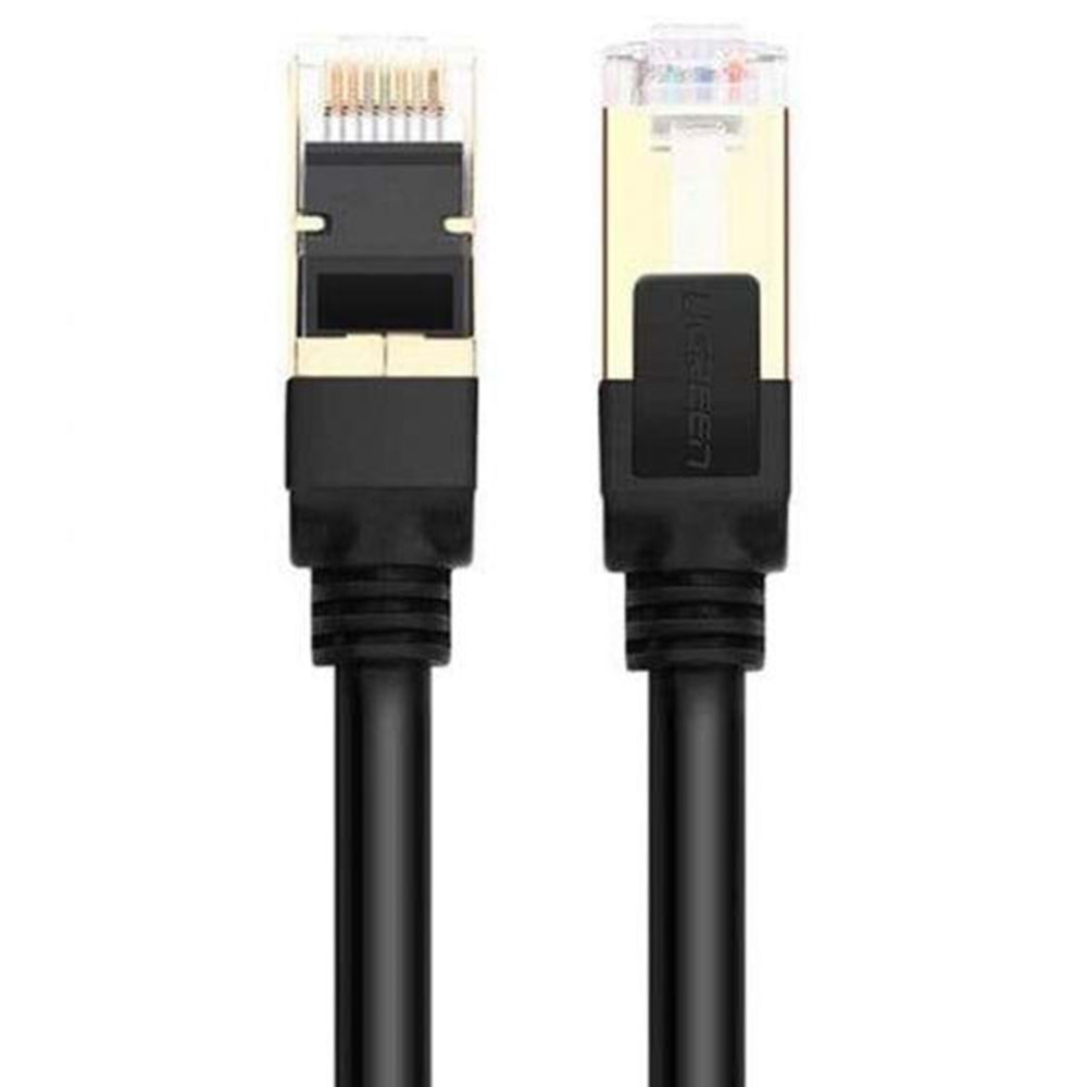 PrimeX PX-CAT73M Altın Uçlu Siyah Cat7 Ethernet Kablo 3 Metre Gigabit