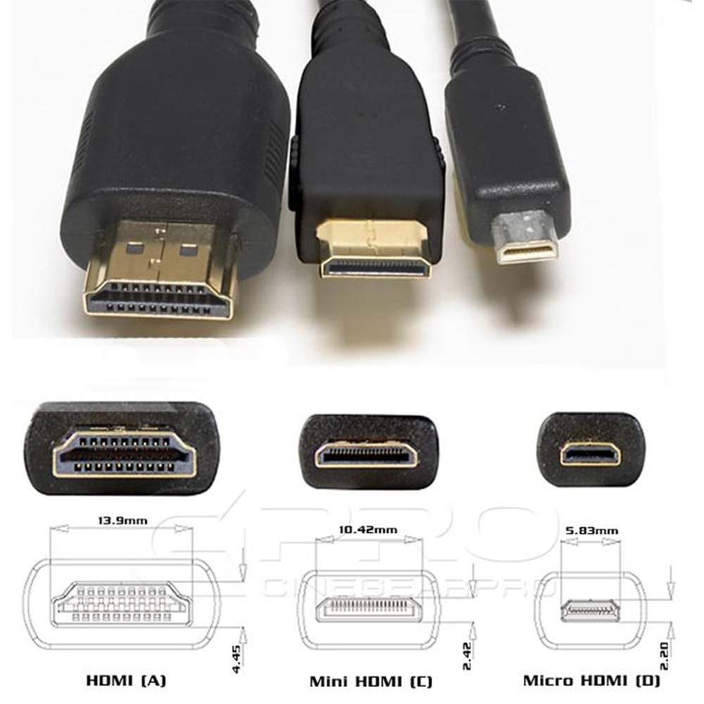 NBTech NB-HQM1 Micro HDMI to HDMI Çevirici