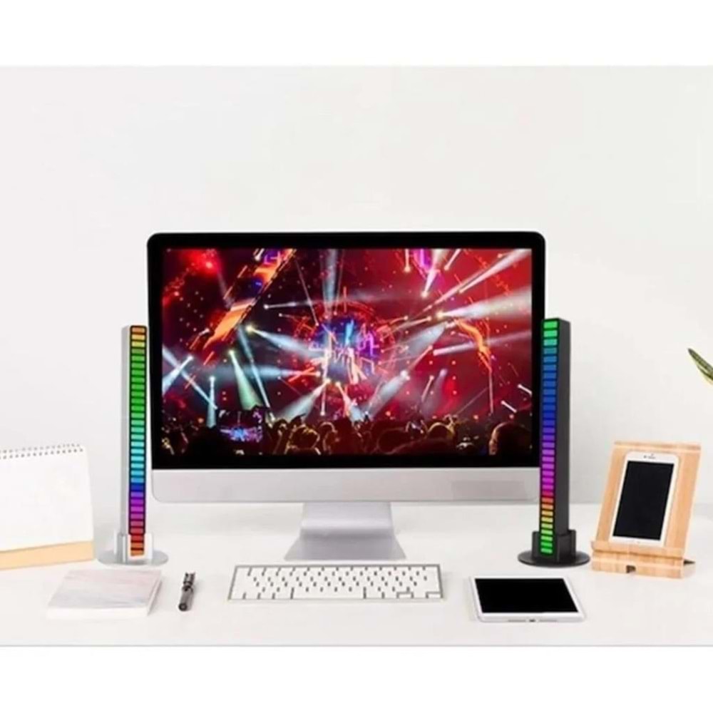 PrimeX PX-RGB08 RGB Ses Algılayıcı, Rgb Müzik Ses Ritim Işığı, Araba Ev Ses Led Ritim Şerit Işığı, Çoklu Mod RGB ses Algılayıcı