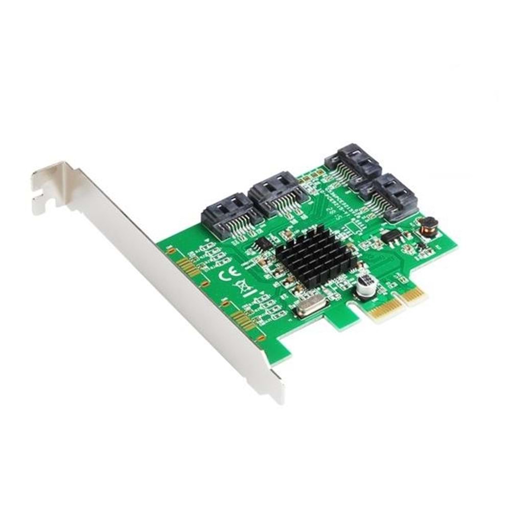 NBTech NB-SATA4 PCI Express 4 Port Sata3 Kart, PCI X4 , PCI Express X16 Sata Çoklayıcı Kart (X4 ve X16 Ekran Kartı Slotunda Çalışır)