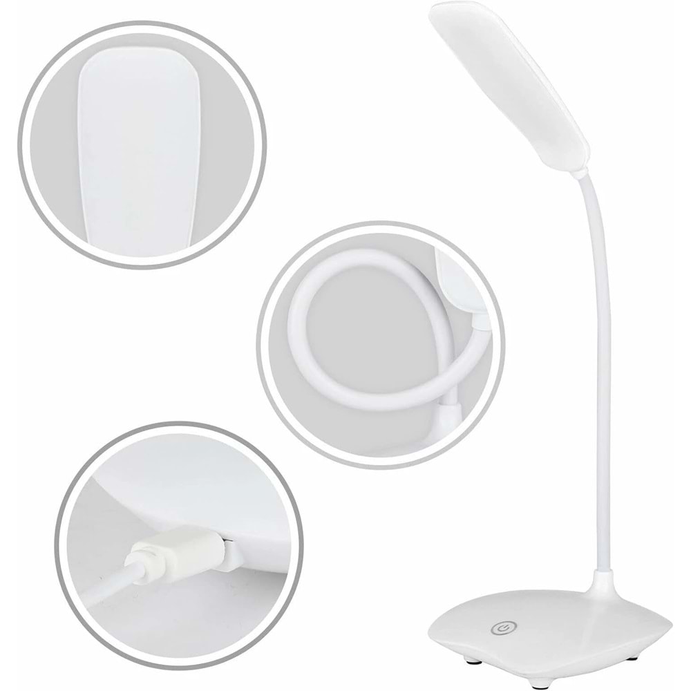 NBTech NB-YHD12 Masa Tutkaçlı Dokunmatik Kitap okuma Masa Lambası (3 Kademe led)