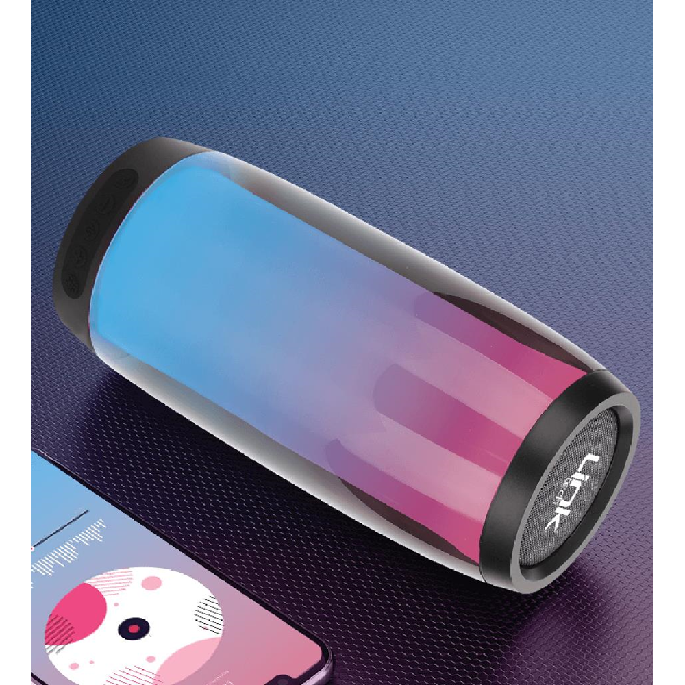 LinkTech R115 Taşınabilir RGB Işıklı Bluetooth Hoparlör