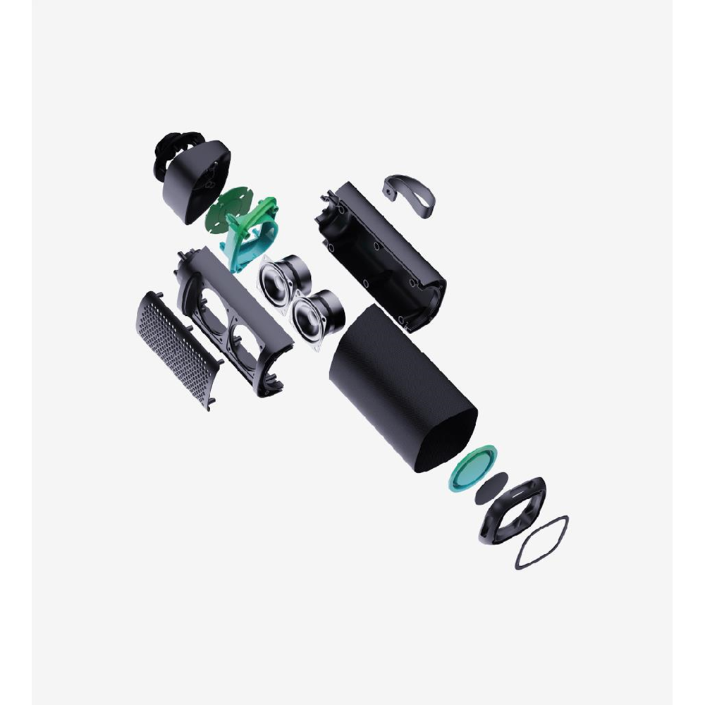 LinkTech R125 Kırmızı Premium 20W IPX4 Sertifikalı Işıklı Bluetooth Hoparlör