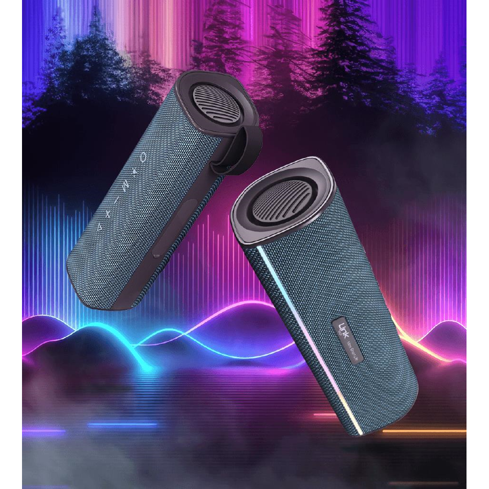 LinkTech R127 Premium IPX5 Sertifikalı Işıklı Bluetooth Hoparlör