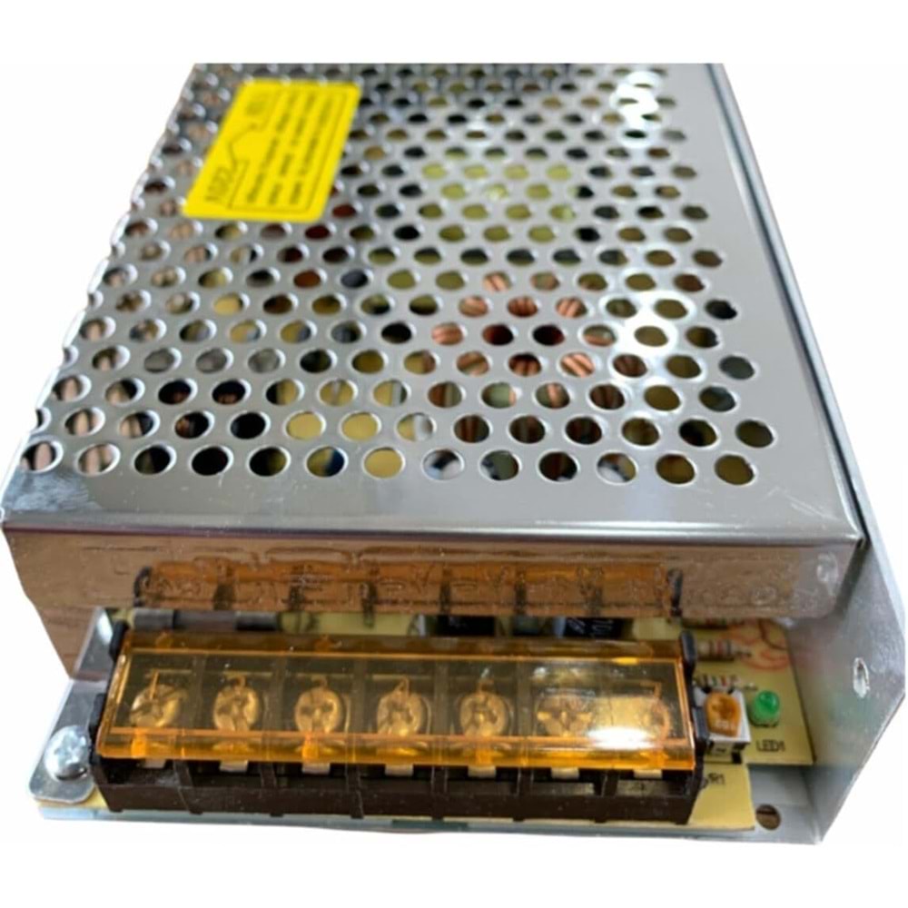NBTech NB-1216 12V 16A Metal Kamera Güç Kaynağı,12V 16 A Metal Adaptör Kalın Tip Metal Şarj Adaptör