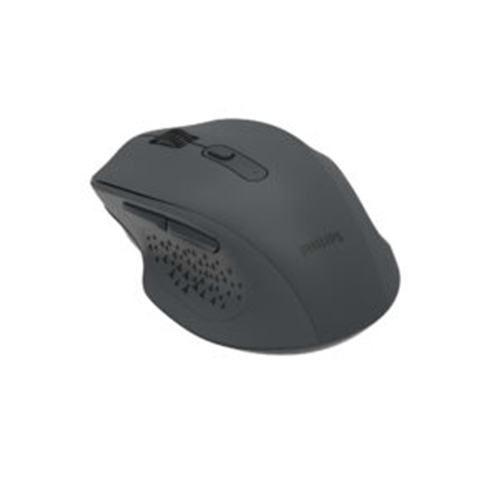 Philips SPK7547G Dual Mode Bluetooth + 2.4GHz 4000 DPI Sessiz Ergonomik Kablosuz Mouse Gri