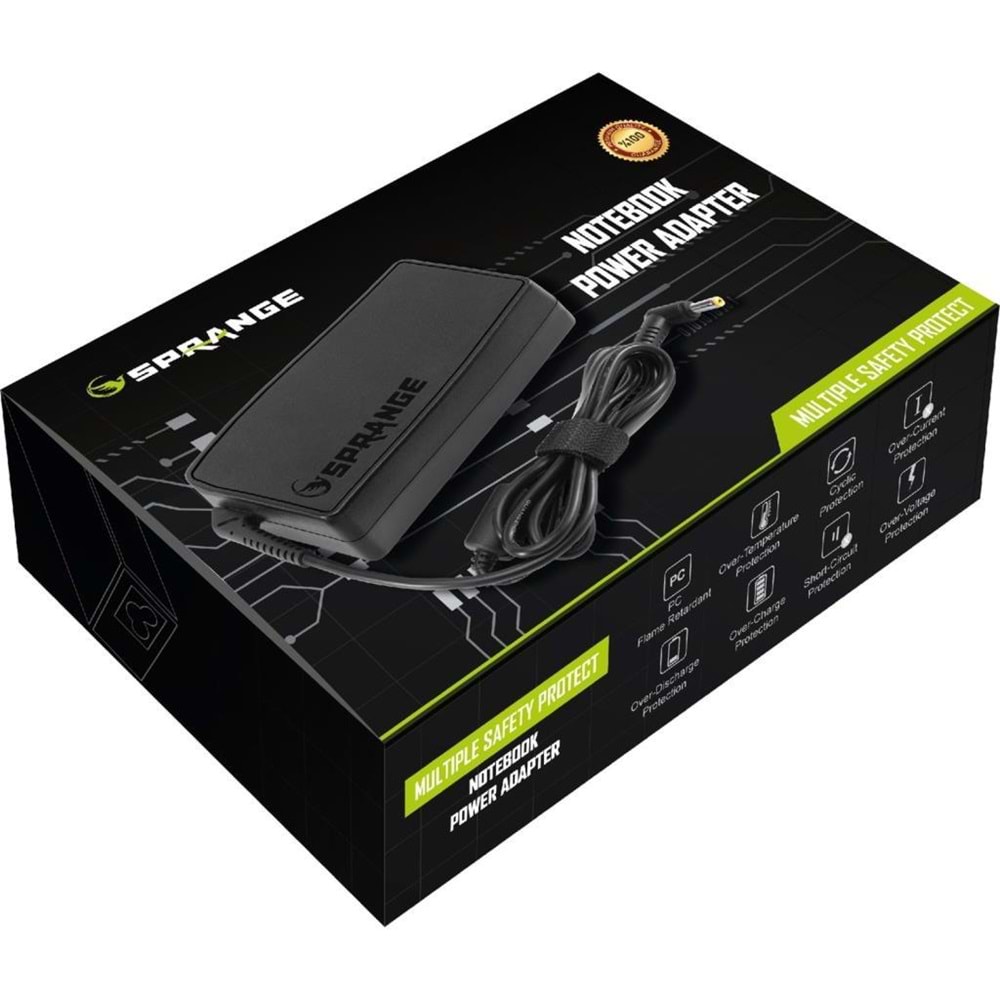 Sprange SRL30 Plus 5.5*2.5mm 12V 7A Plastik Adaptör