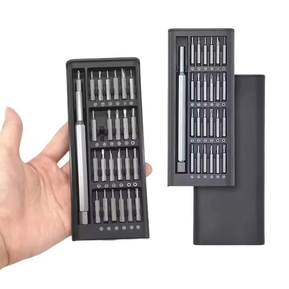 NBTech TRN-24 Kasa Elektronikçi Tornavida Seti, Saatçi Tornavida Seti, Cep Telefonu Tornavida Seti, Bilgisayar Tamir Tornavida Seti, Mini Tornavida Seti 24'lü