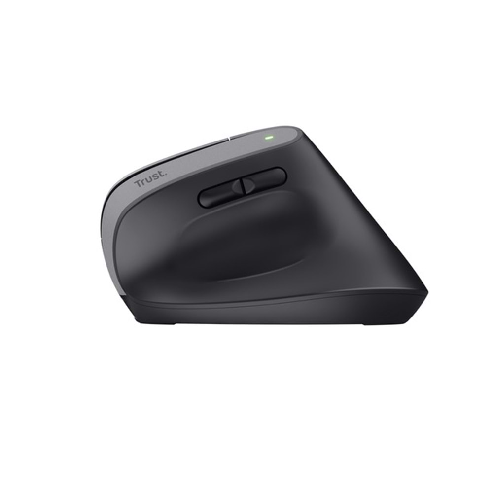 Trust 25146 Bayo+ Ergonomik Kablosuz Mouse – Şarj Edilebilir Sessiz Kablosuz Mouse