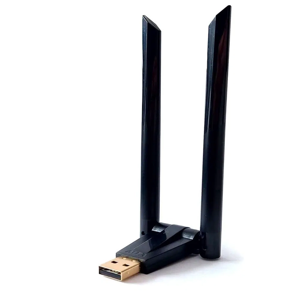 TRIO W136 300 Mbps Kablosuz Wifi Adaptör, Çift Antenli Wifi Adaptör , Wifi Dongle (Win10/11 Tak Çalıştır)